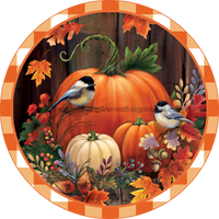 Thumbnail for Wreath Sign, Fall Sign, Pumpkin Sign, 10