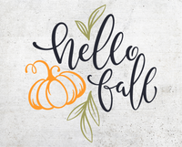 Thumbnail for Fall Pumpkin 8x10" Metal Wreath Sign - DECOE-4517