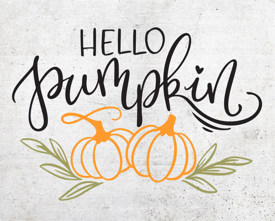 Fall Pumpkin 8x10" Metal Wreath Sign - DECOE-4518