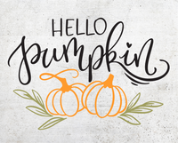 Thumbnail for Fall Pumpkin 8x10" Metal Wreath Sign - DECOE-4518