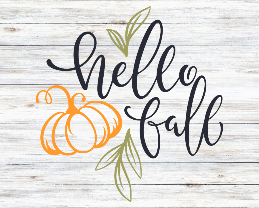 Fall Pumpkin 8x10" Metal Wreath Sign - DECOE-4526
