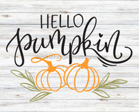 Thumbnail for Fall Pumpkin 8x10" Metal Wreath Sign - DECOE-4527