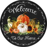 Thumbnail for Fall Pumpkin 18" Wood Door Hanger - DECOE-4551-DH