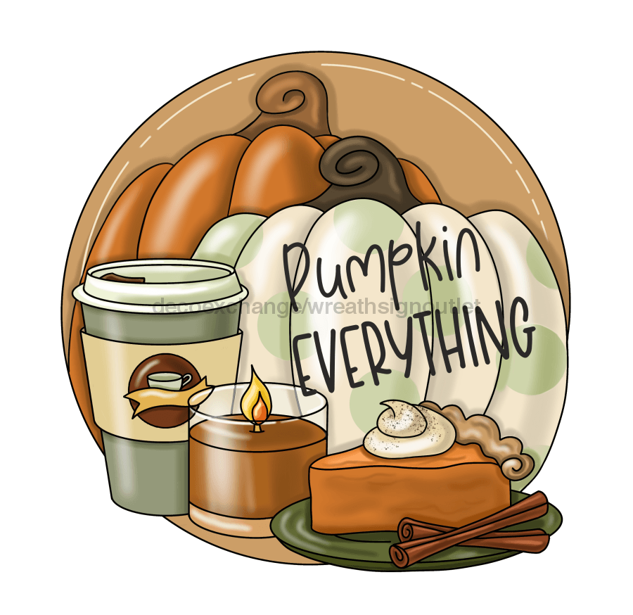 Fall Sign, Pumpkin Everything Sign, Pumpkin Spice Sign, wood sign, PCD-W-036 - DecoExchange¬Æ