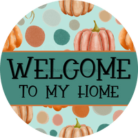 Thumbnail for Fall Sign, Welcome Sign, DCO-00568, Sign For Wreath, 10