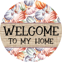 Thumbnail for Fall Sign, Welcome Sign, DCO-00570, Sign For Wreath, 10