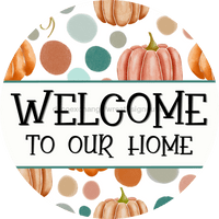 Thumbnail for Fall Sign, Welcome Sign, DCO-00571, Sign For Wreath, 10