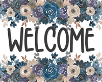 Thumbnail for Fall Welcome 8x10" Metal Wreath Sign - DECOE-4525