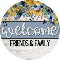 Thumbnail for Fall Welcome 18" Wood Door Hanger - DECOE-4555-DH
