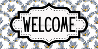 Thumbnail for Farmhouse Welcome Sign, DCO-01239, Sign For Wreath, 6x12