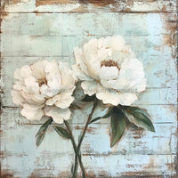 Thumbnail for Floral Sign, Peonies Sign, DCO-02336, Sign For Wreath, 10x10 Metal Sign
