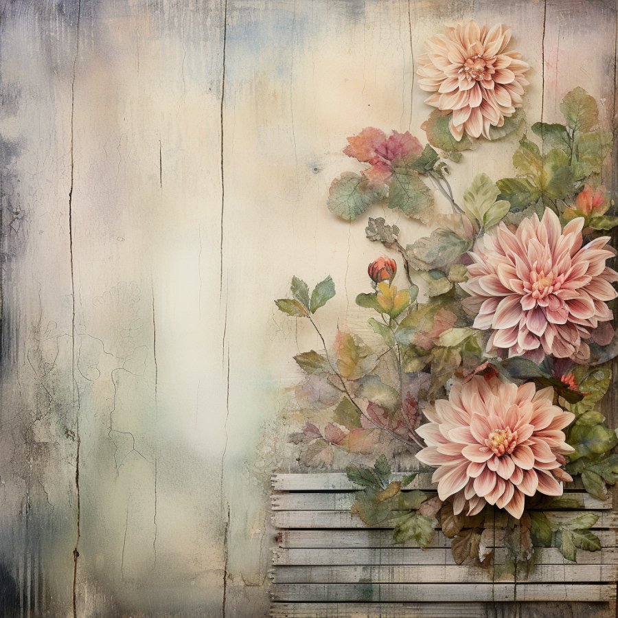 Floral Spring 10x10" Metal Wreath Sign - OAW-0099