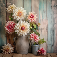 Thumbnail for Floral Spring 10x10" Metal Wreath Sign - OAW-0100