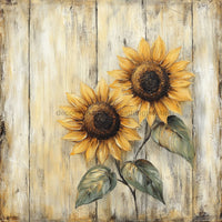 Thumbnail for Floral Sign, Sunflower Sign, DCO-02373, Sign For Wreath, 10x10 Metal Sign