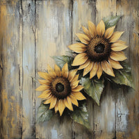 Thumbnail for Floral Sign, Sunflower Sign, DCO-02374, Sign For Wreath, 10x10 Metal Sign
