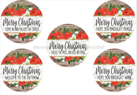 Thumbnail for Funny Christmas Door Hanger Bundle - Set Of 5 Wreath Kit