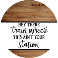 Thumbnail for Funny Door 18" Wood Door Hanger - DCO-102779-DH