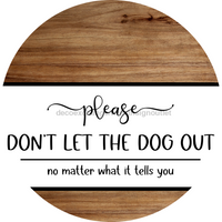 Thumbnail for Funny Door 18" Wood Door Hanger - DCO-102788-DH