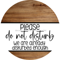 Thumbnail for Funny Door 18" Wood Door Hanger - DCO-102790-DH