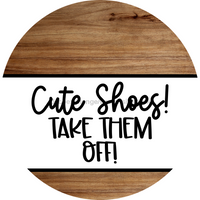 Thumbnail for Funny Door 18" Wood Door Hanger - DCO-102796-DH