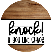 Thumbnail for Funny Door 18" Wood Door Hanger - DCO-102797-DH