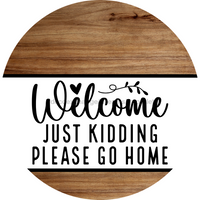 Thumbnail for Funny Door 18" Wood Door Hanger - DCO-102808-DH