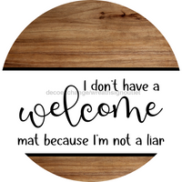 Thumbnail for Funny Door 18" Wood Door Hanger - DCO-102828-DH