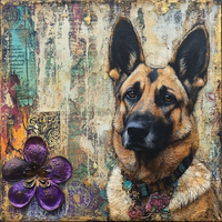 Thumbnail for German Shephard Sign, Dog Sign, DCO-13510, Sign For Wreath, 10x10