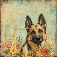 Thumbnail for German Shephard Sign, Dog Sign, DCO-13511, Sign For Wreath, 10x10