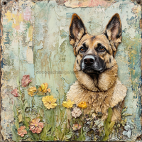 Thumbnail for German Shephard Sign, Dog Sign, DCO-13518, Sign For Wreath, 10x10