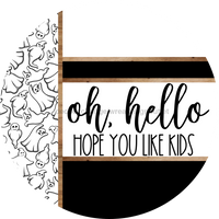 Thumbnail for Ghost Door Hanger, Hello Like Kids Door Hanger, DCO-01909-DH, 18