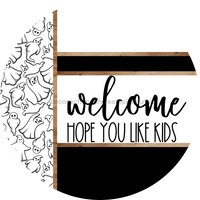 Thumbnail for Ghost Door Hanger, Welcome Like Kids Door Hanger, DCO-01908-DH, 18