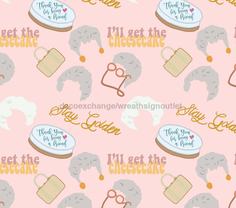 Golden Girls Tumbler,  I'll Get the Cheesecake Tumbler 20 oz Skinny Tumbler - DECOETUMBLER-246
