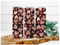 Thumbnail for Grunge Valentines Day 20 oz Skinny Tumbler - DECOETUMBLER-058