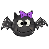Thumbnail for Halloween Bat, wood sign, DECOE-W-003 wreath size wood, wood wreath sign, halloween