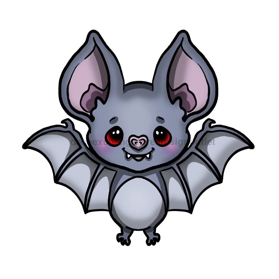 Halloween Bat, wood sign, DECOE-W-904798-DH, 22" Door Hanger