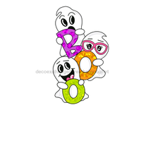 Thumbnail for Halloween Boo Door Hanger Mj-W-00049-Dh-30 30‚Äô Wood