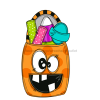 Thumbnail for Halloween Candy Bucket Door Hanger Mj-W-00037 22‚Äô Wood