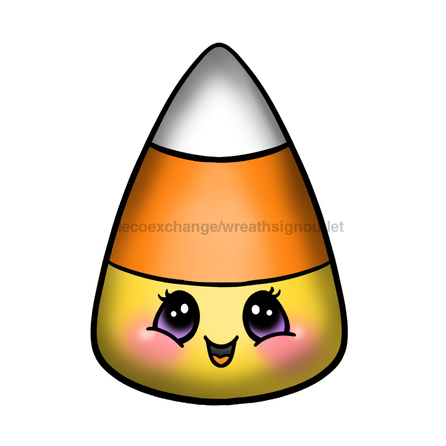 Halloween Candy Corn, wood sign, DECOE-W-904800-DH, 22" Door Hanger