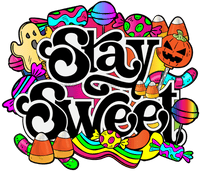 Thumbnail for Halloween Candy, Stay Sweet, wood sign, DECOE-W-019 - DecoExchange¬Æ