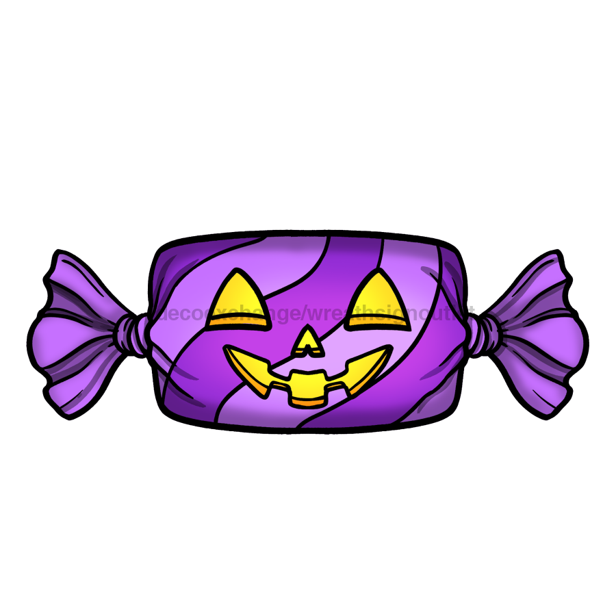 Halloween Candy, wood sign, DECOE-W-904801-DH, 22" Door Hanger