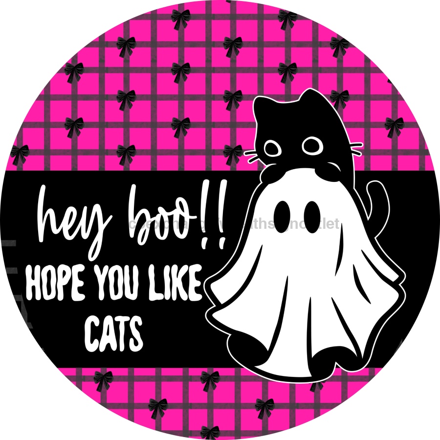 Halloween Cat 18" Wood Door Hanger - DCO-102777-DH