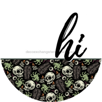 Thumbnail for Halloween Door Hanger Dco-01583-Dh 18’ Round Wood