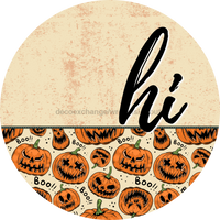 Thumbnail for Halloween Door Hanger Dco-01626-Dh 18’ Round Wood