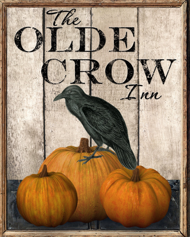 Halloween Pumpkin 8x10" Metal Wreath Sign - DECOE-4584