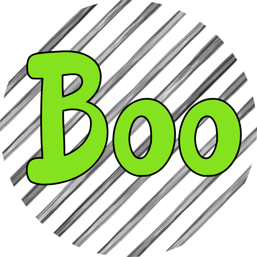 Halloween Simple Boo 18" Wood Door Hanger - DECOE-4508-DH