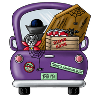 Thumbnail for Halloween Sign, Vampire Truck Sign, Vampire Sign, wood sign, PCD-W-044 - DecoExchange¬Æ