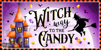 Thumbnail for Halloween Welcome 6x12" Metal Wreath Sign - DECOE-4589