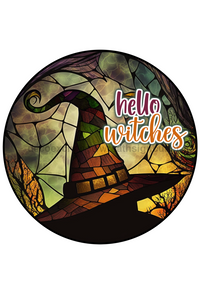 Thumbnail for Halloween Witch 18" Wood Door Hanger - DECOE-4574-DH