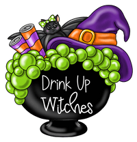 Thumbnail for Halloween Sign, Witch Sign, Funny Halloween Sign, Drink Up Witches, wood sign, PCD-W-043 - DecoExchange¬Æ
